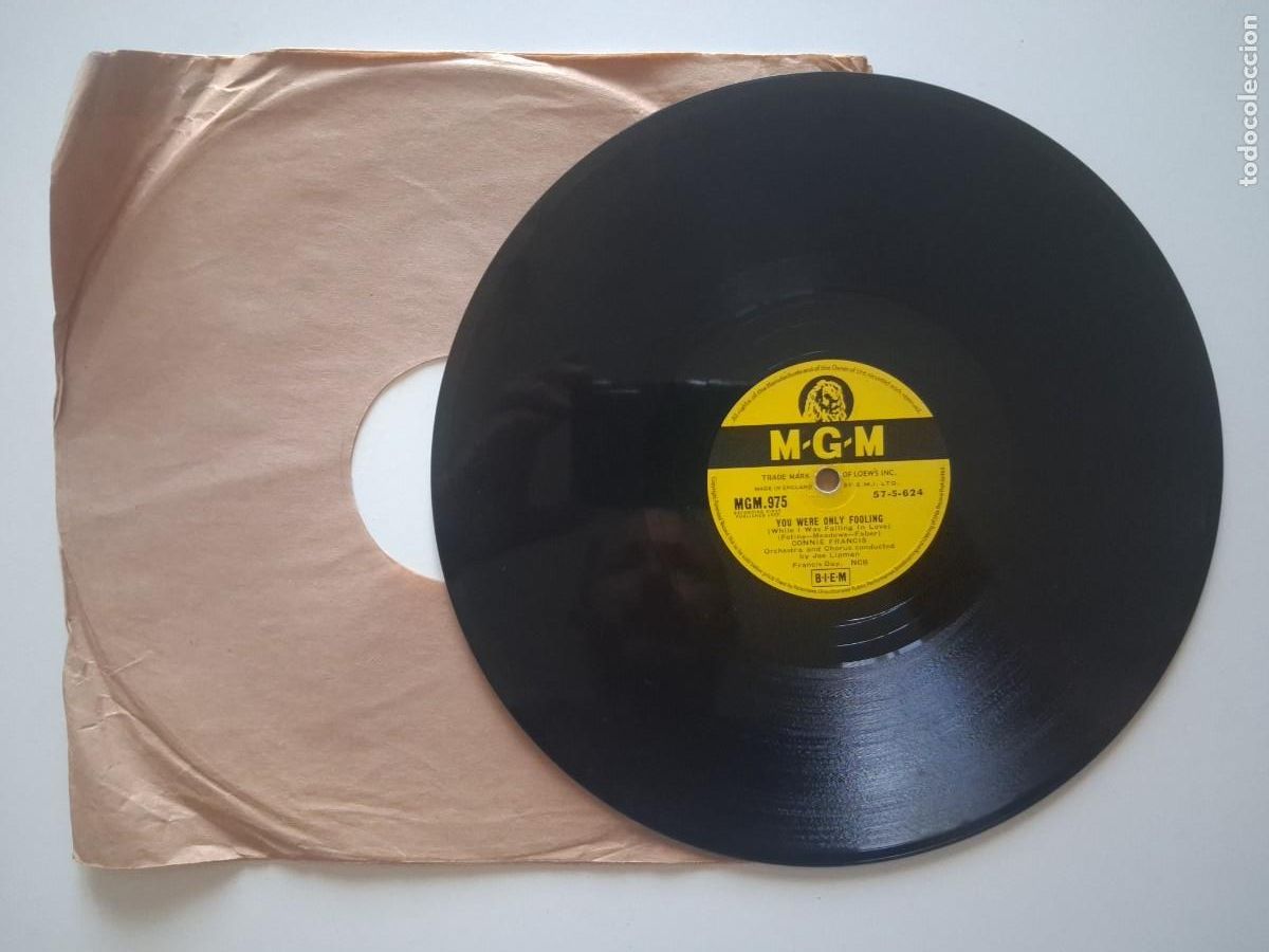 Discos de vinilo: Connie Francis &ndash; Who's Sorry Now / You Were Only Fooling (While I Was Falling In Love)