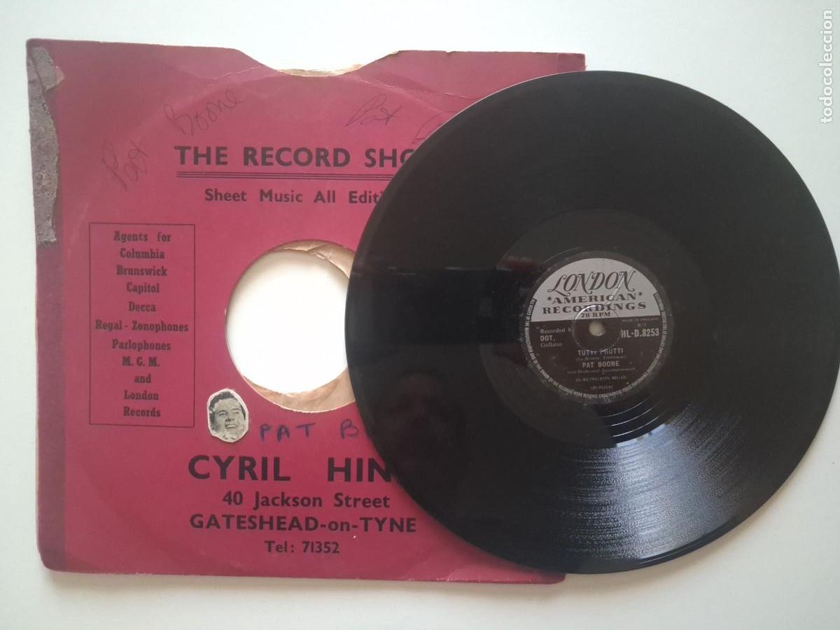 Discos de vinilo: Pat Boone &ndash; Tutti-Frutti / I'll Be Home