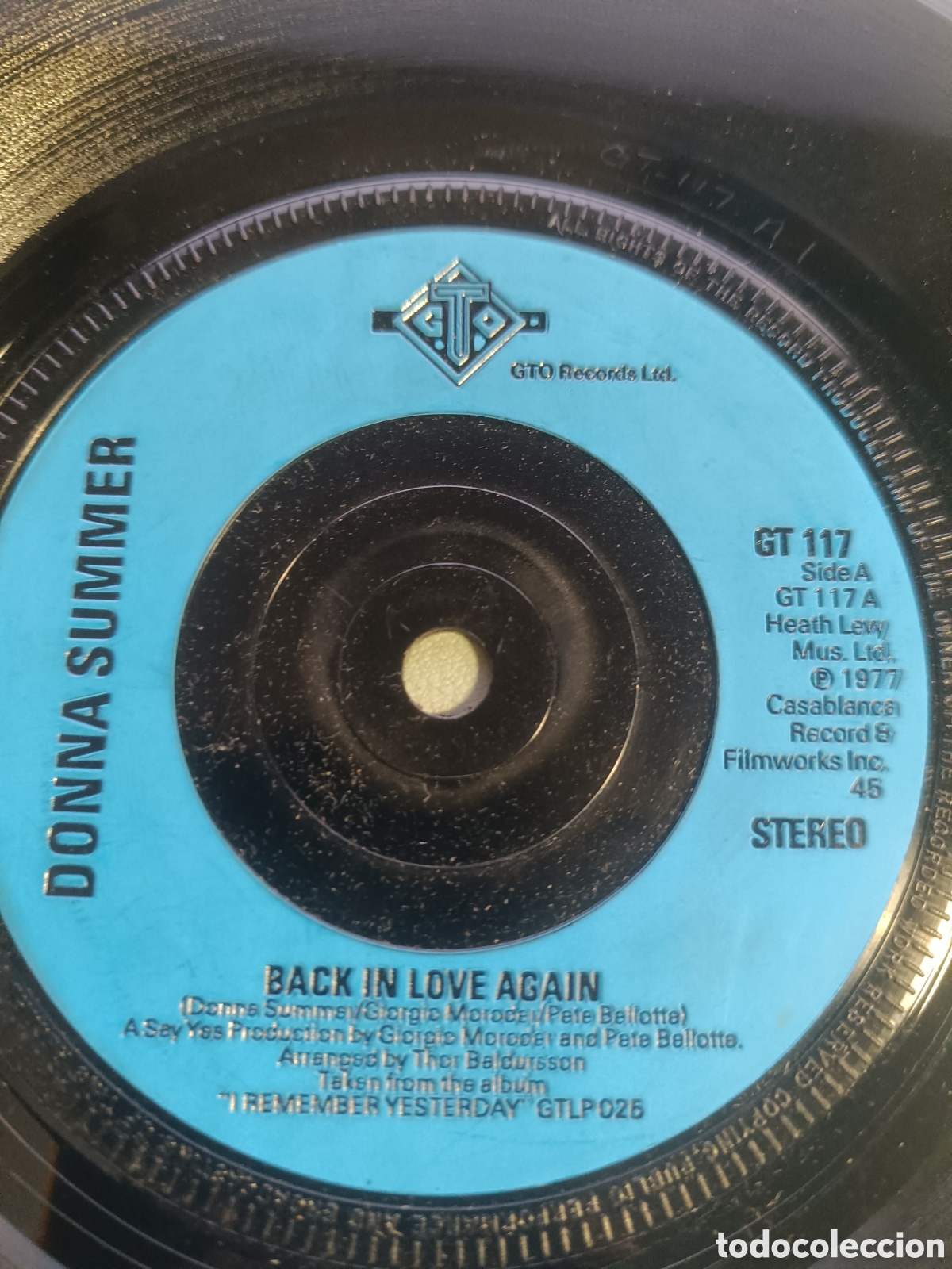 Discos de vinilo: Donna Summer &ndash; Back In Love Again