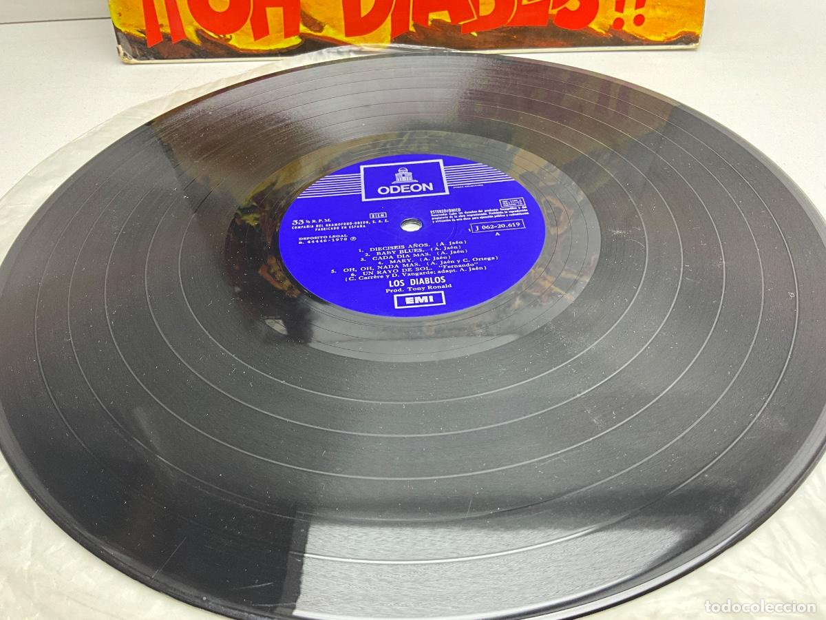 Discos de vinilo: LP - VINILO - LOS DIABLOS - OH DIABLOS !! - ODEON - 1970 - Foto 4