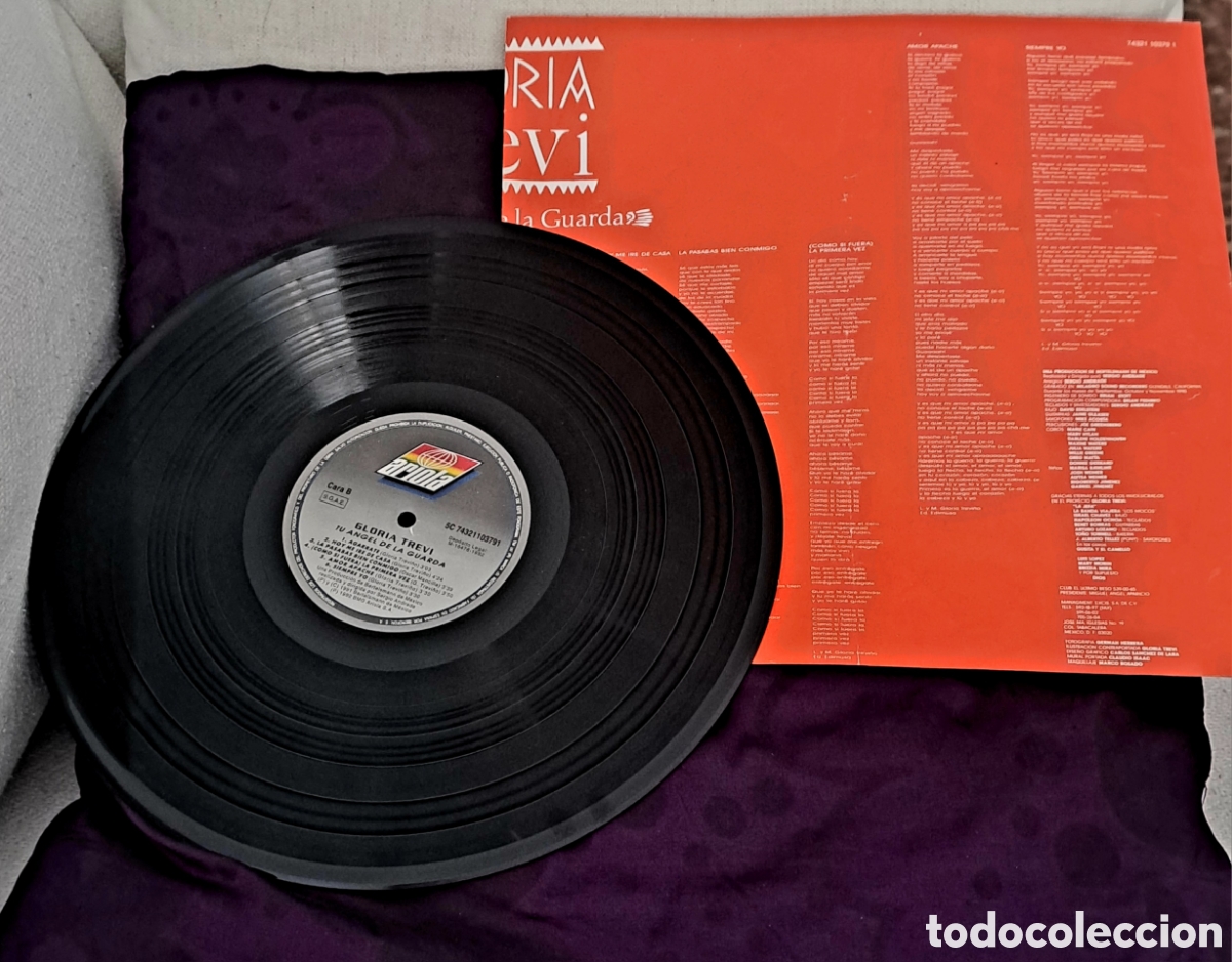 Discos de vinilo: Gloria Travis Tu Angel de la guarda - Foto 4