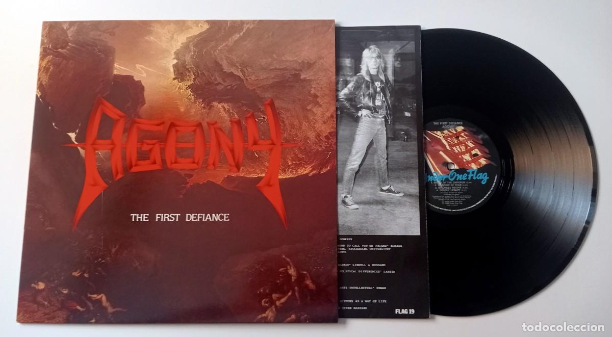 Discos de vinilo: LP AGONY - THE FIRST DEFIANCE - Foto 3
