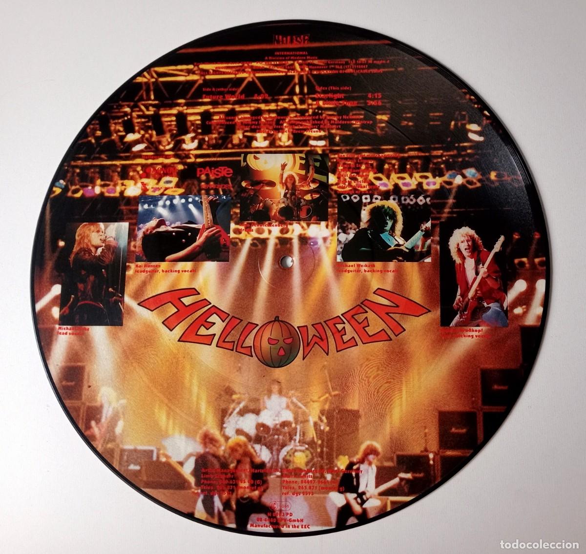 Discos de vinilo: PICTURE DISC HELLOWEEN - FUTURE WORLD - Foto 2
