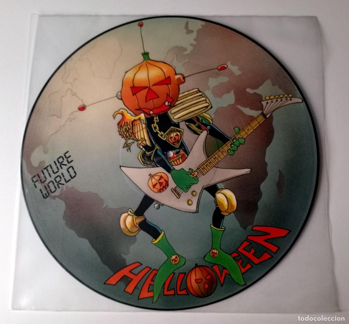 Discos de vinilo: PICTURE DISC HELLOWEEN - FUTURE WORLD - Foto 3