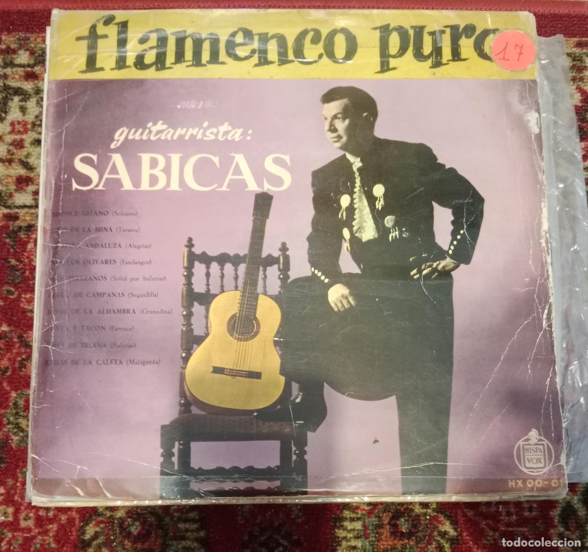 Discos de vinilo: Sabicas &ndash; Flamenco Puro Lp Espa&ntilde;a 1959