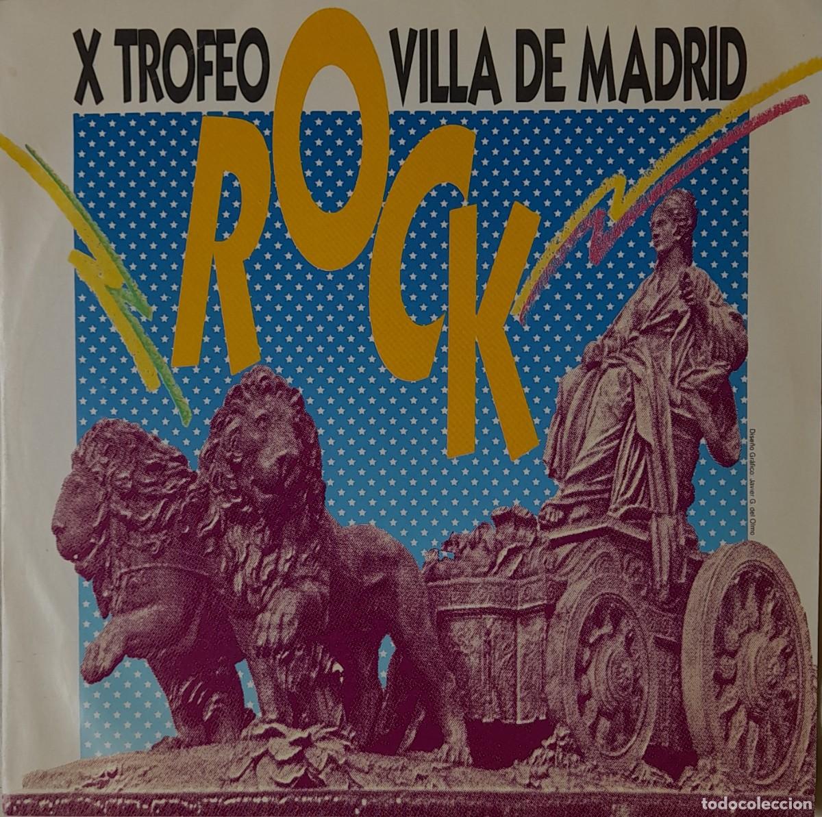 Discos de vinilo: X TROFEO ROCK VILLA DE MADRID. Single 1988