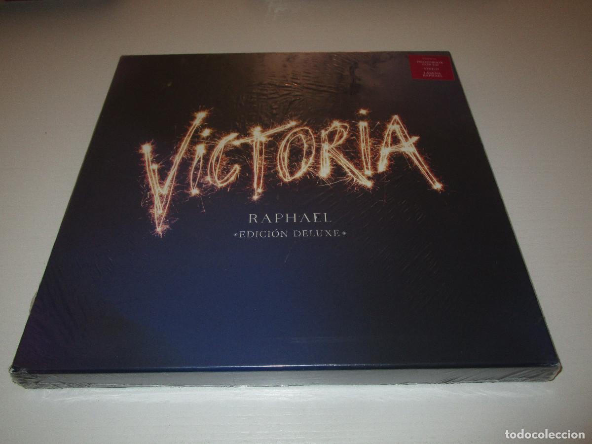 Discos de vinilo: RAPHAEL ( VICTORIA / EDICION DELUXE ) - NUEVO - PHOTOBOOK CON CD / VINILO / LAMINA RAPHAEL