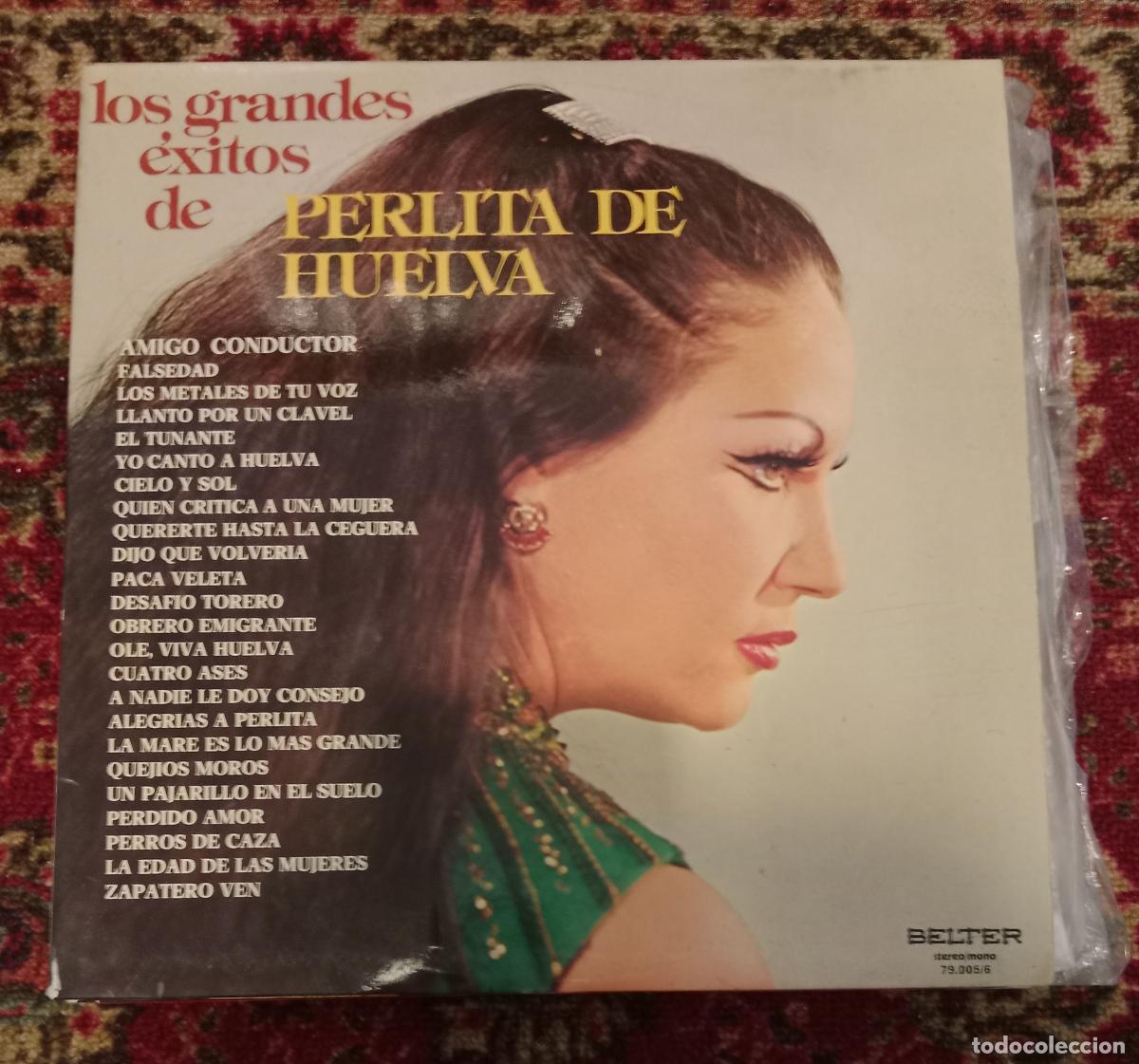 Discos de vinilo: Perlita De Huelva &ndash; Los Grandes &Eacute;xitos Doble Lp 1975