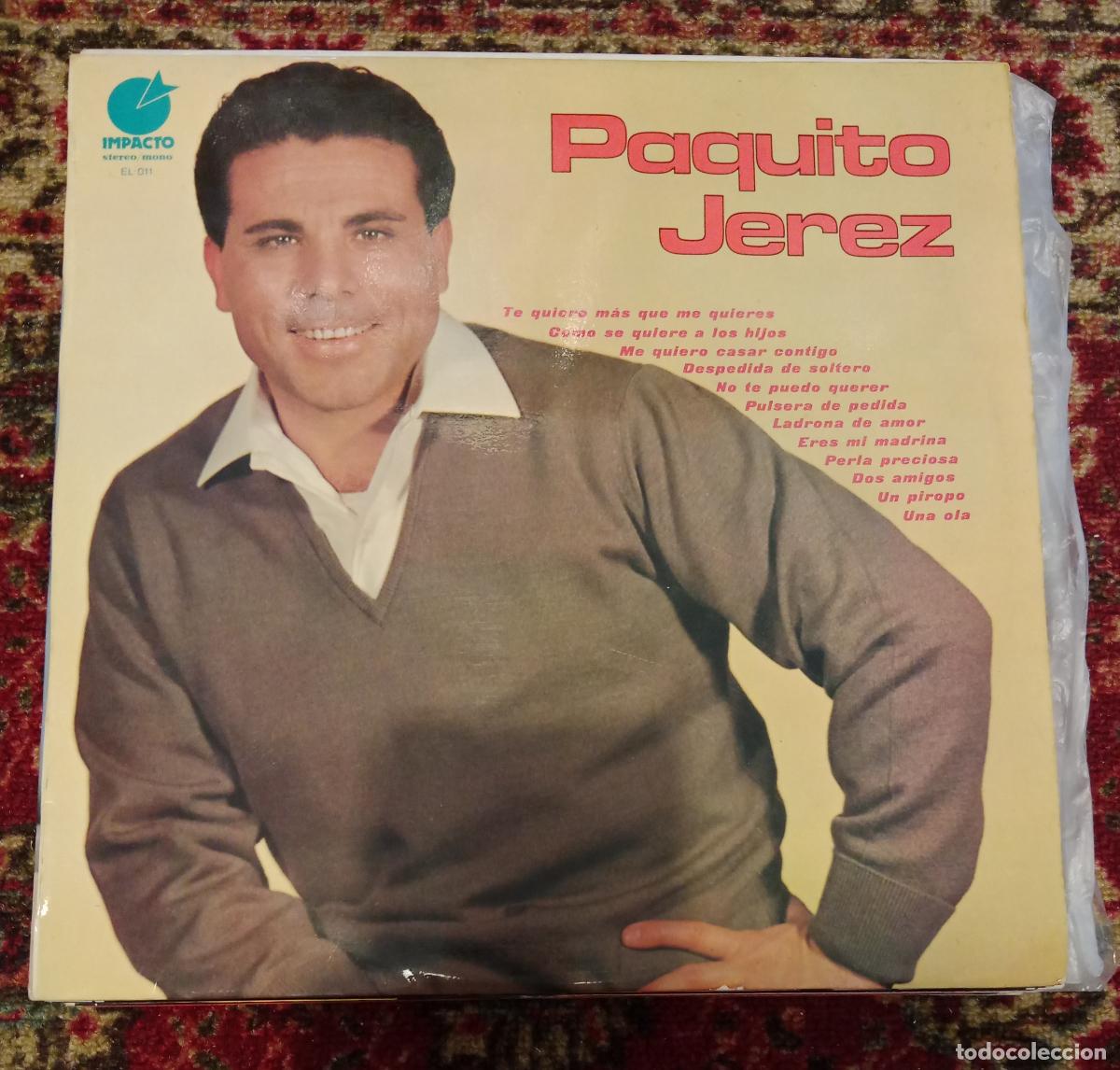 Discos de vinilo: Paquito Jerez &ndash; Paquito Jerez Lp 1974