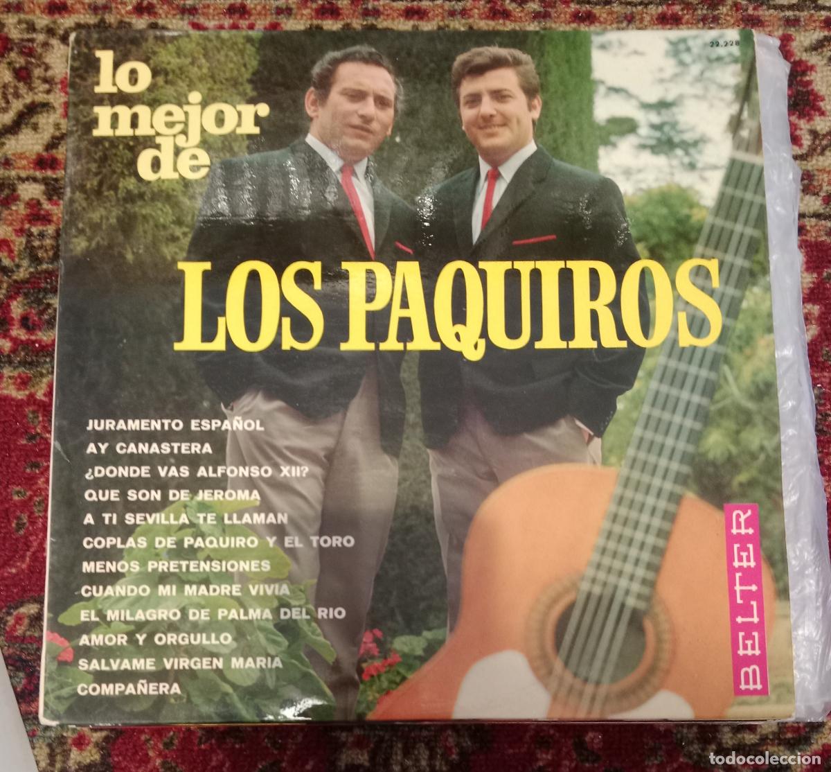 Discos de vinilo: Los Paquiros &ndash; Lo Mejor De Los Paquiros Lp 1968