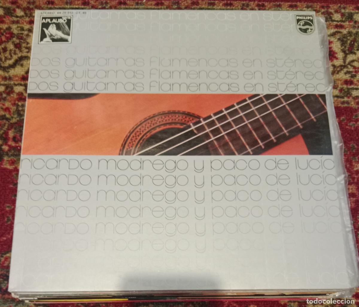 Discos de vinilo: Ricardo Modrego, Paco De Luc&iacute;a &ndash; Dos Guitarras Flamencas En St&eacute;reo Lp 1975