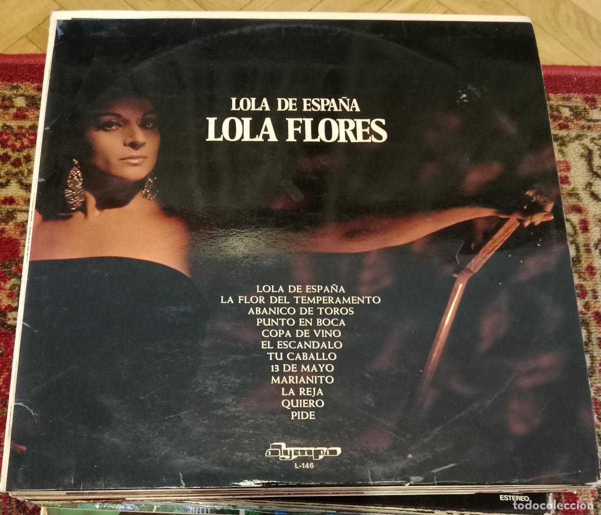 Discos de vinilo: Lola Flores &ndash; Lola De Espa&ntilde;a Lp 1975