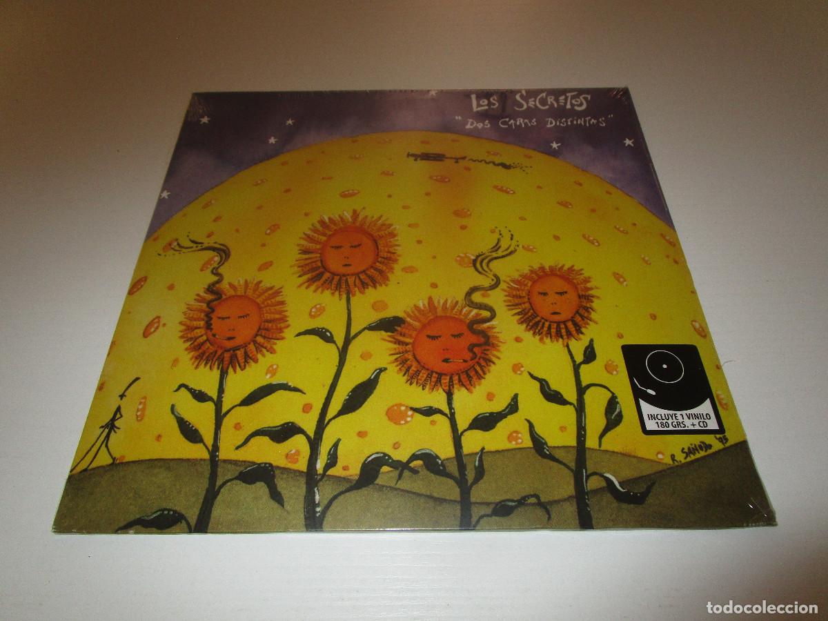 Discos de vinilo: LOS SECRETOS ( DOS CARAS DISTINTAS ) - VINILO 180 GRS. + CD - NUEVO - 0190296542053