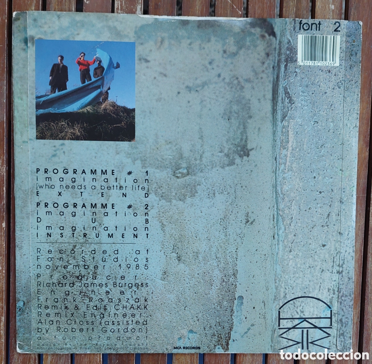 Discos de vinilo: CHAKK IMAGINATION MCA 1986 - Foto 2