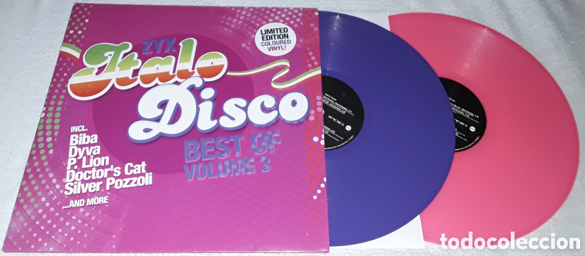 Discos de vinilo: 2 LP - ZYX ITALO DISCO - BEST OF VOLUME 3 - GATEFOLD - LIMITED EDITION