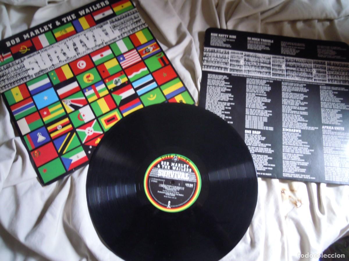 Discos de vinilo: LP BOB MARLEY SURVIVAL 1979 ISLAND ENCARTE, REGGAE, EXC ESTADO