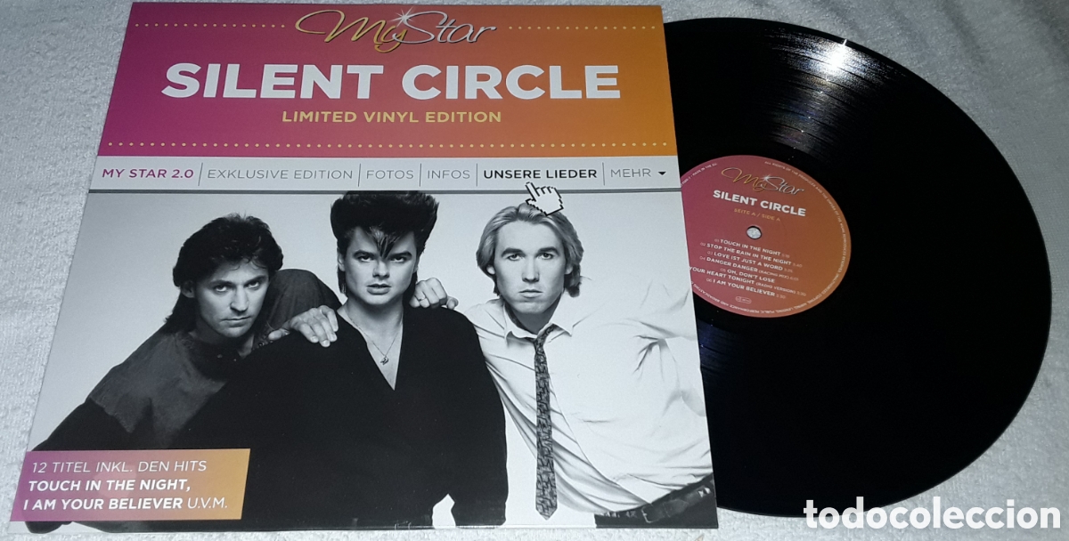 Discos de vinilo: LP - SILENT CIRCLE - MY STAR - EDICI&Oacute;N LIMITADA Y NUMERADA