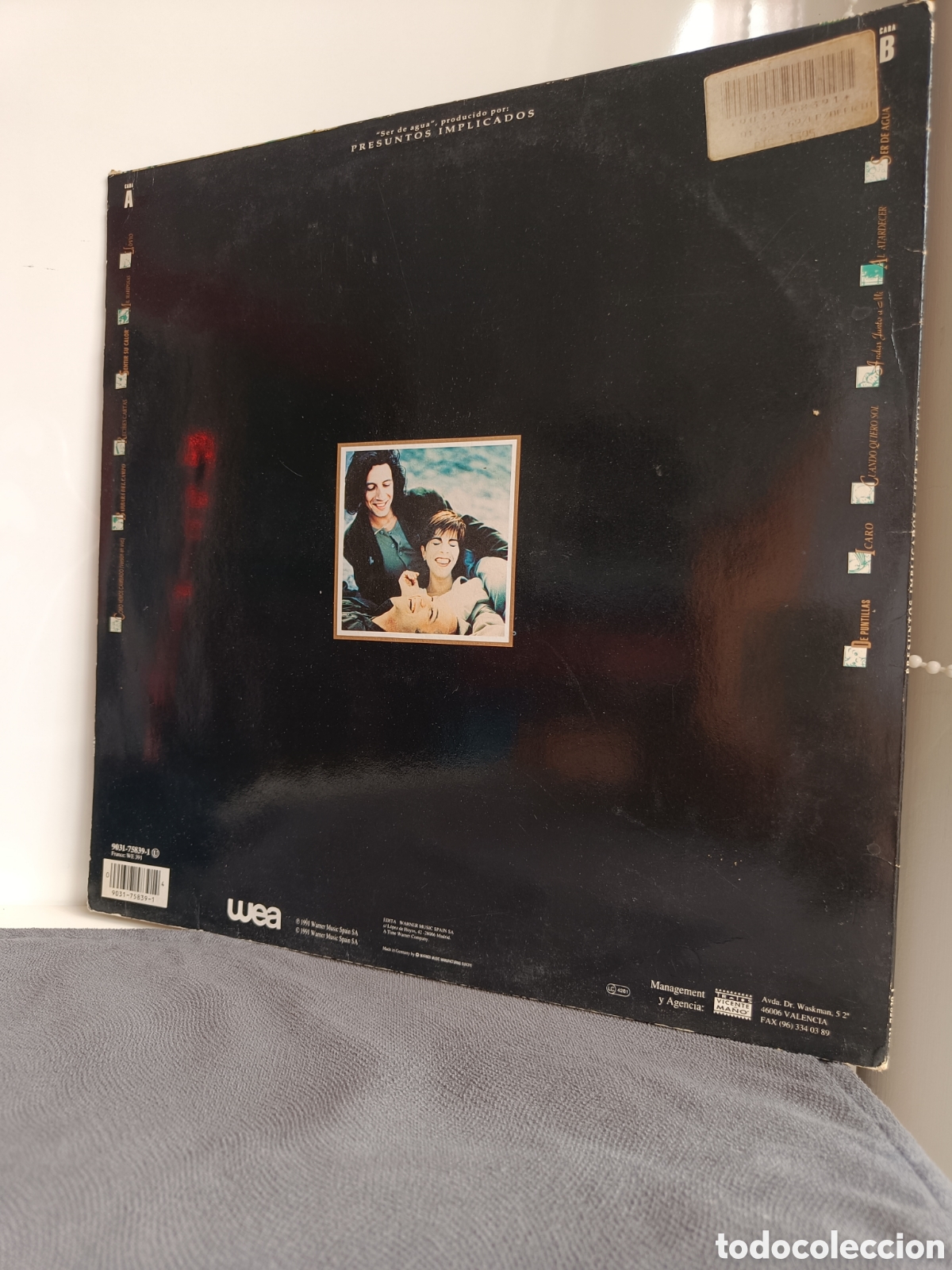 Discos de vinilo: Disco vinilo &rdquo;Ser de agua&rdquo; Presuntos Implicados - Foto 4