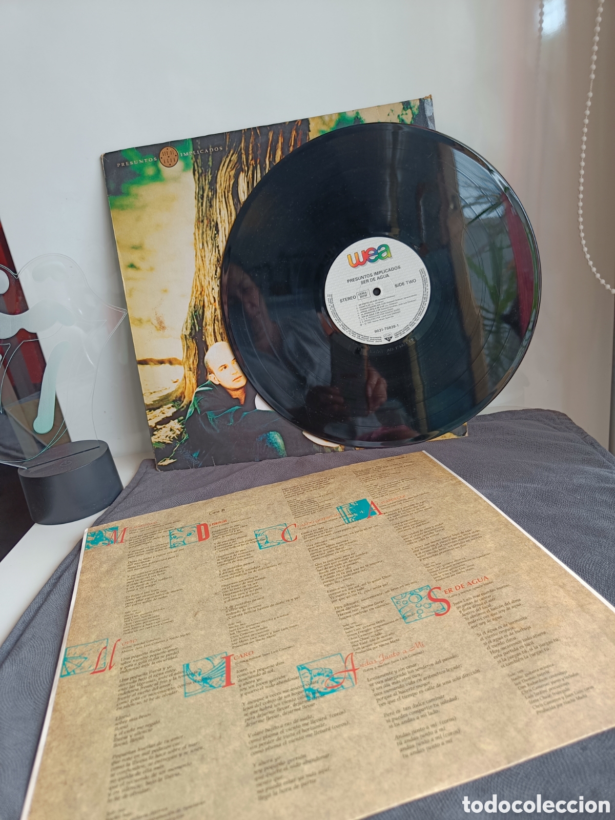 Discos de vinilo: Disco vinilo &rdquo;Ser de agua&rdquo; Presuntos Implicados - Foto 7