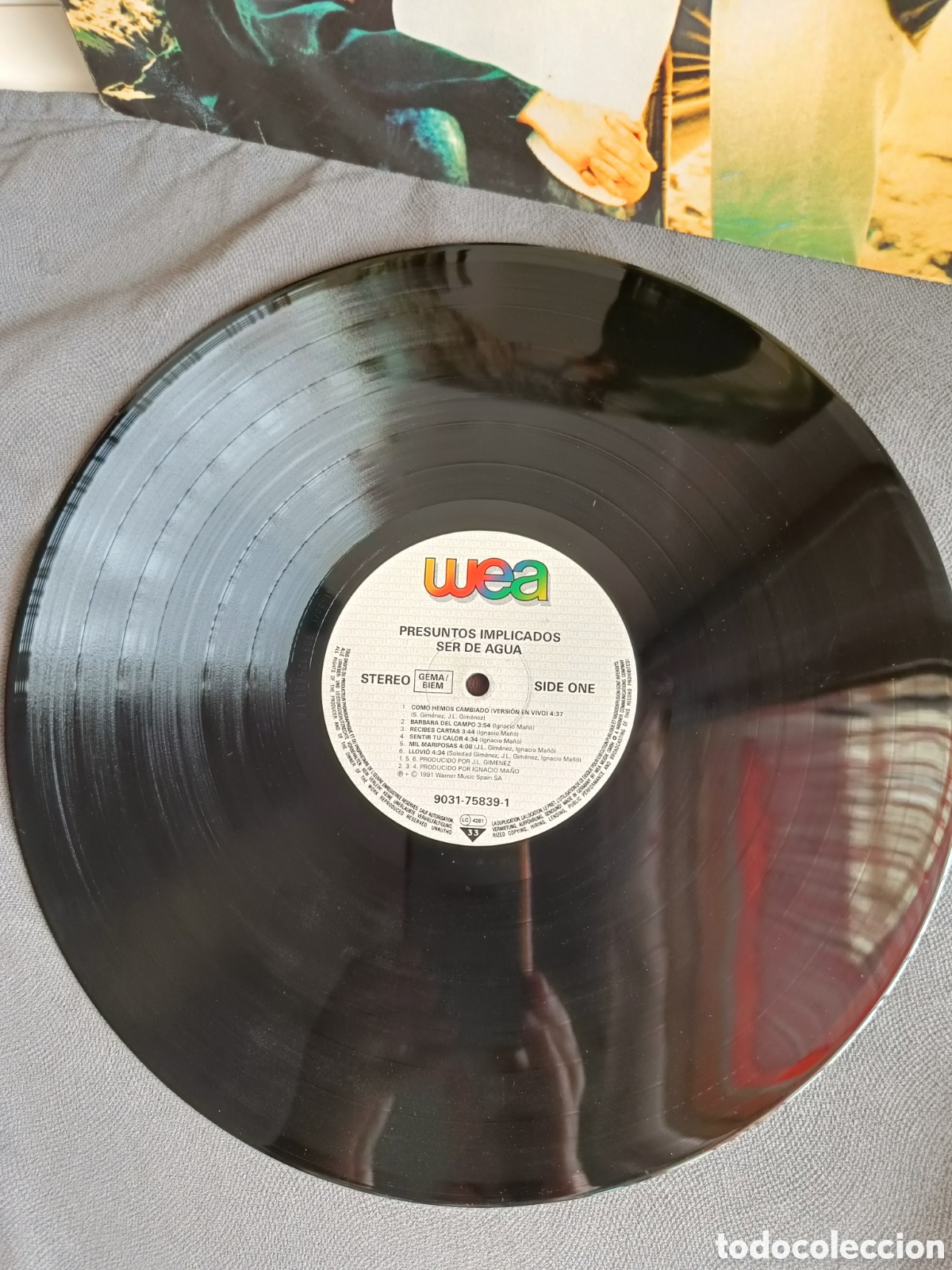 Discos de vinilo: Disco vinilo &rdquo;Ser de agua&rdquo; Presuntos Implicados - Foto 10