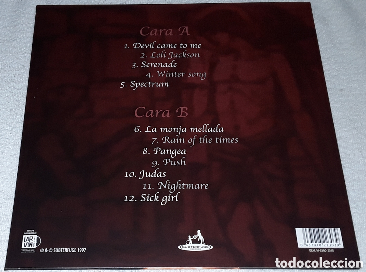 Discos de vinilo: LP - DOVER - DEVIL CAME TO ME - Foto 2