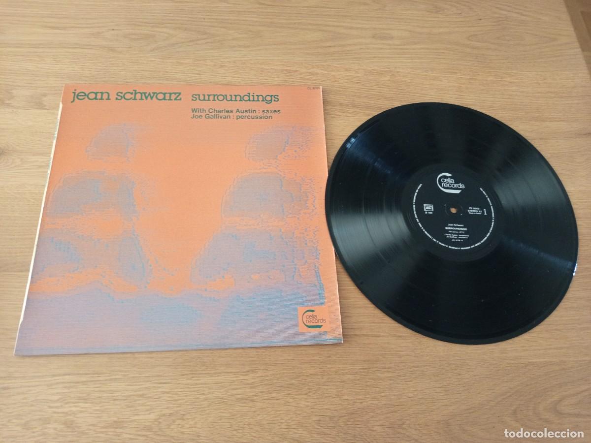 Discos de vinilo: JOYA/DIFICIL. LP JEAN SCHWARZ / SURROUNDINGS / SELLO CELA RECORDS CL 8003 / A&Ntilde;O 1980 / FRANCIA.