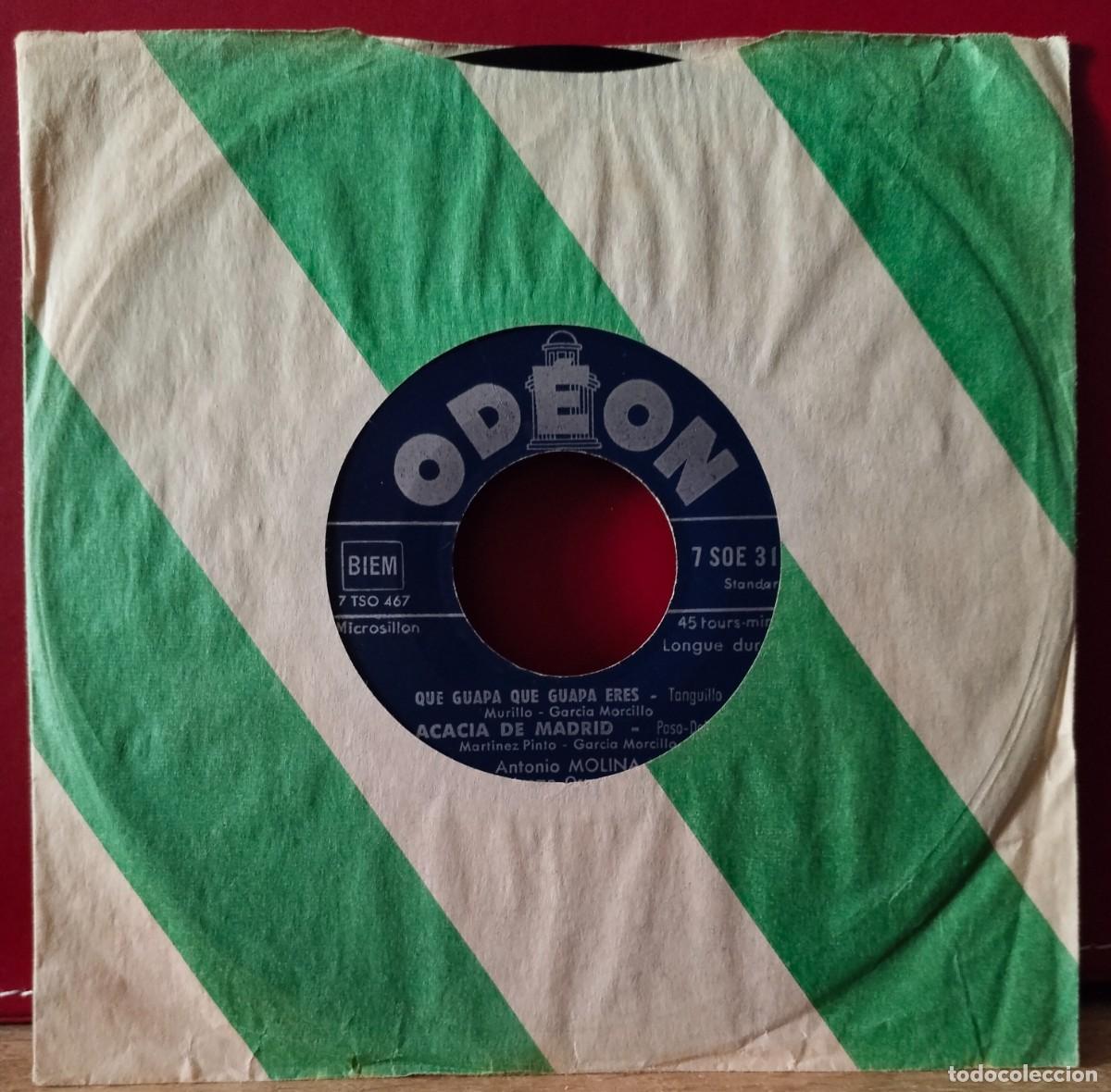 Discos de vinilo: Antonio Molina / impreso en Francia