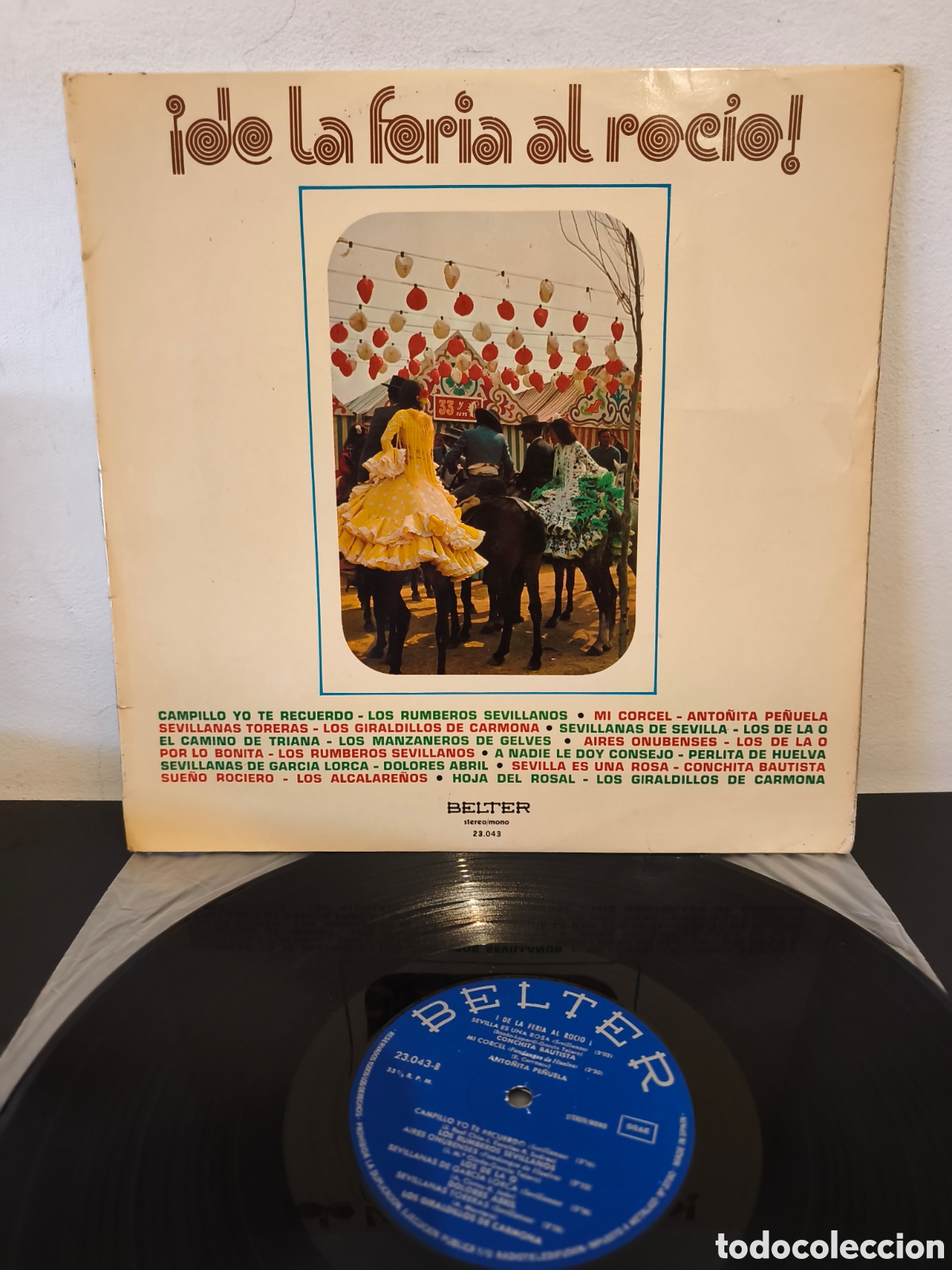 Discos de vinilo: &iexcl;De La Feria Al Roc&iacute;o! - Belter &ndash; 23.043 - Formato: Vinilo, LP, &Aacute;lbum - Espa&ntilde;a - Folk, World, & C.2
