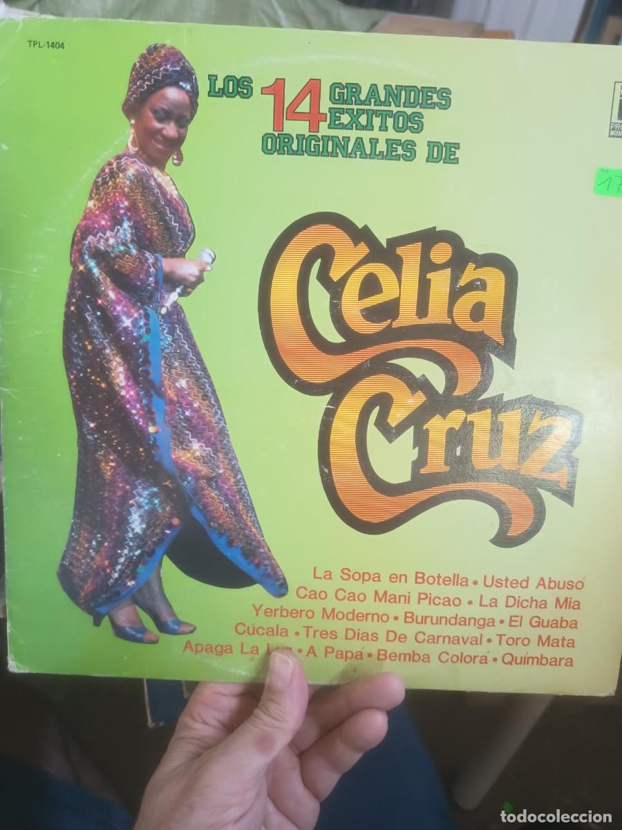 Discos de vinilo: LP CELIA CRUZ ,( LOS 14 GRANDES EXITOS)