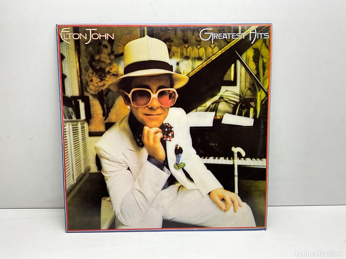 Discos de vinilo: LP - VINILO - ELTON JOHN - GREATEST HITS - DJM RECORDS - 1973 - EDICION ESPA&Ntilde;OLA