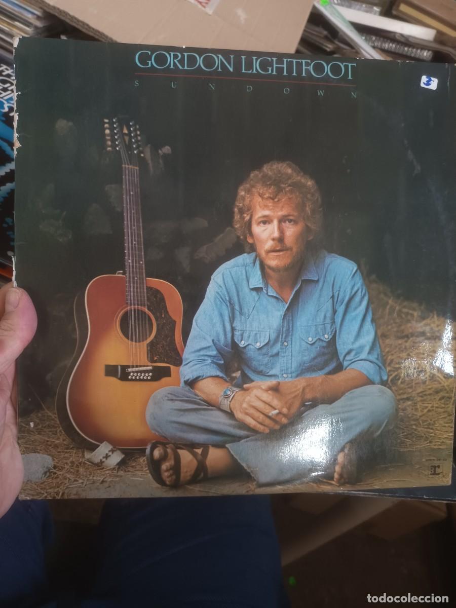Discos de vinilo: LP GORDON LIGHTFOOT,( sundown)