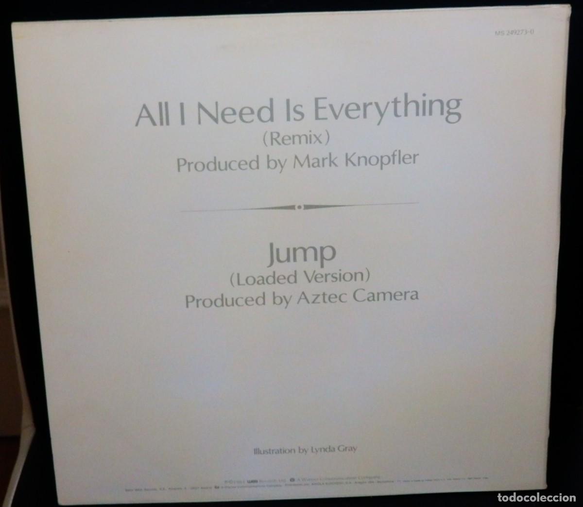 Discos de vinilo: Aztec Camera * Maxi-Single Vinilo * All I Need Is Everything (Remix) * Spain 1984 - Foto 6