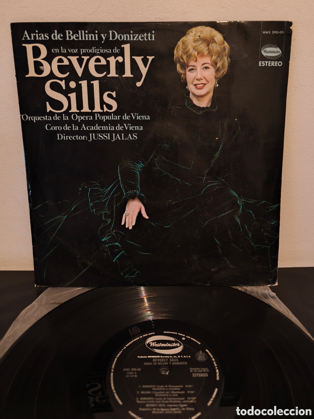 Discos de vinilo: Beverly Sills (Orquesta de la &Oacute;pera Popular de Viena, Coro de la Academia de Viena, Director: C.3