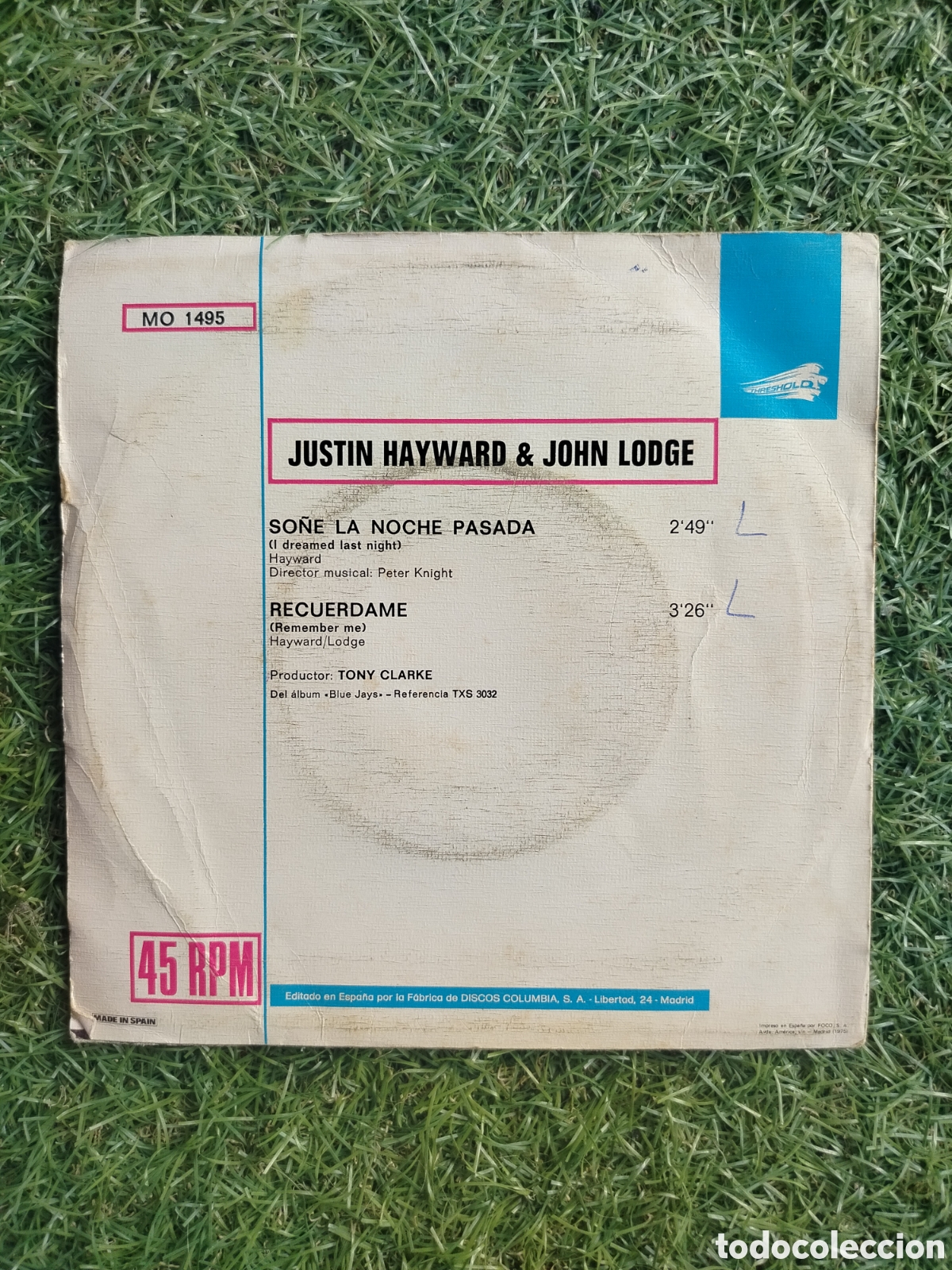 Discos de vinilo: Hayward&Lodge Single Promo - Foto 2