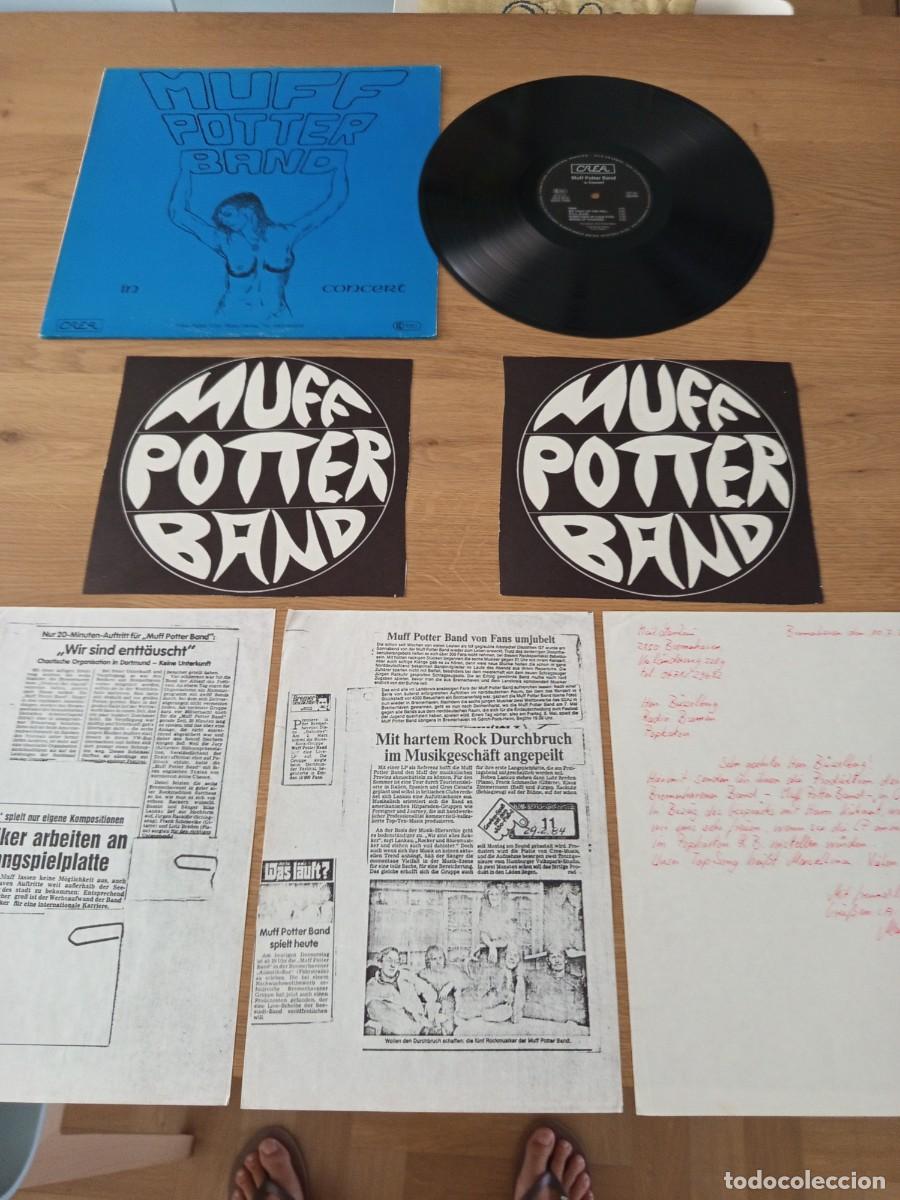 Discos de vinilo: DIFICIL LP. MUFF POTTER BAND / IN CONCERT / CREA RECORD INTERNATIONAL 303 402/ GERMANY 1984 COMPLETO
