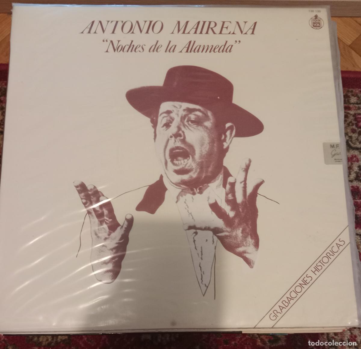 Discos de vinilo: Antonio Mairena &ndash; Noches De La Alameda Lp 1983