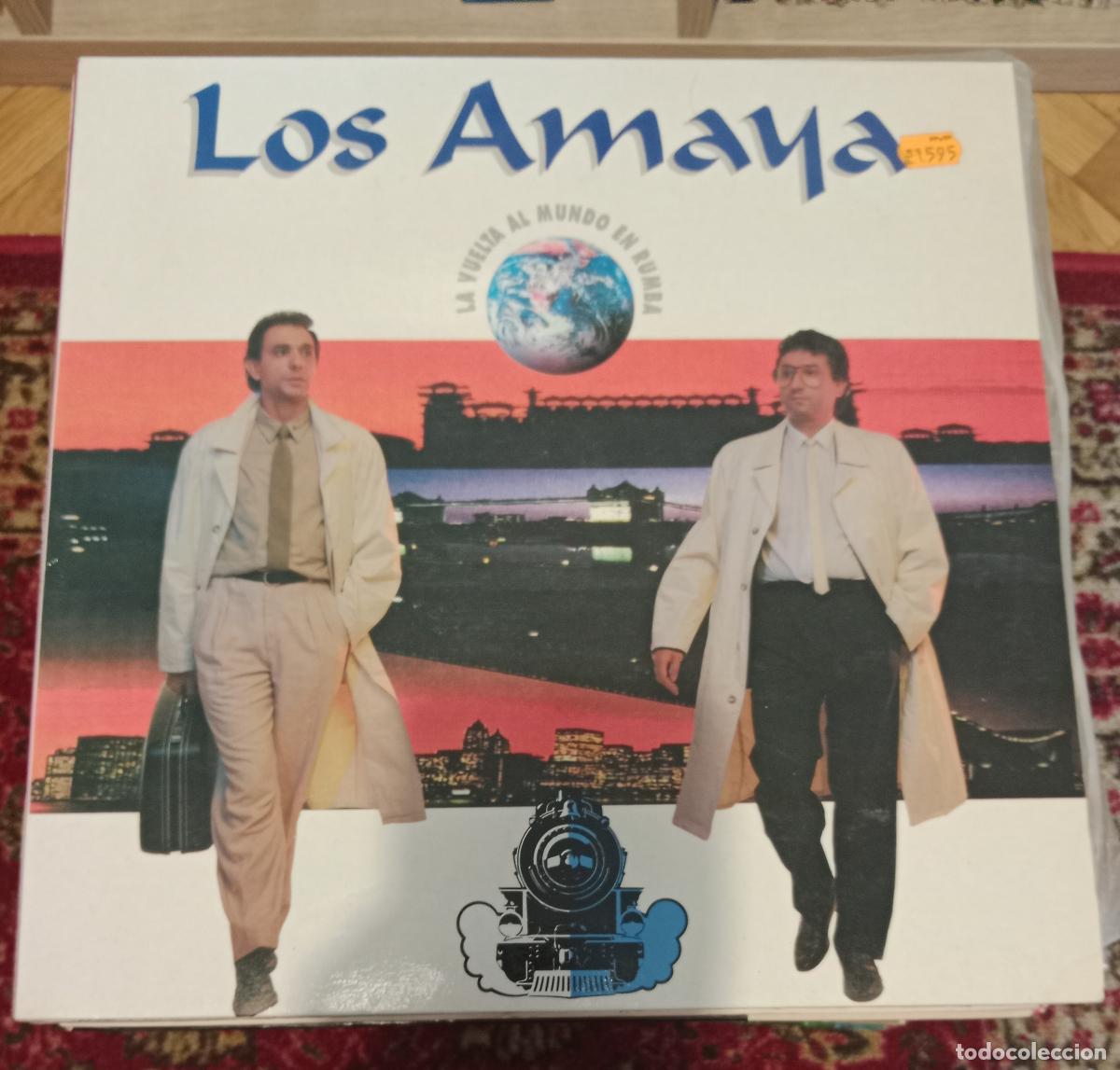 Discos de vinilo: Los Amaya &ndash; La Vuelta Al Mundo En Rumba Lp 1991