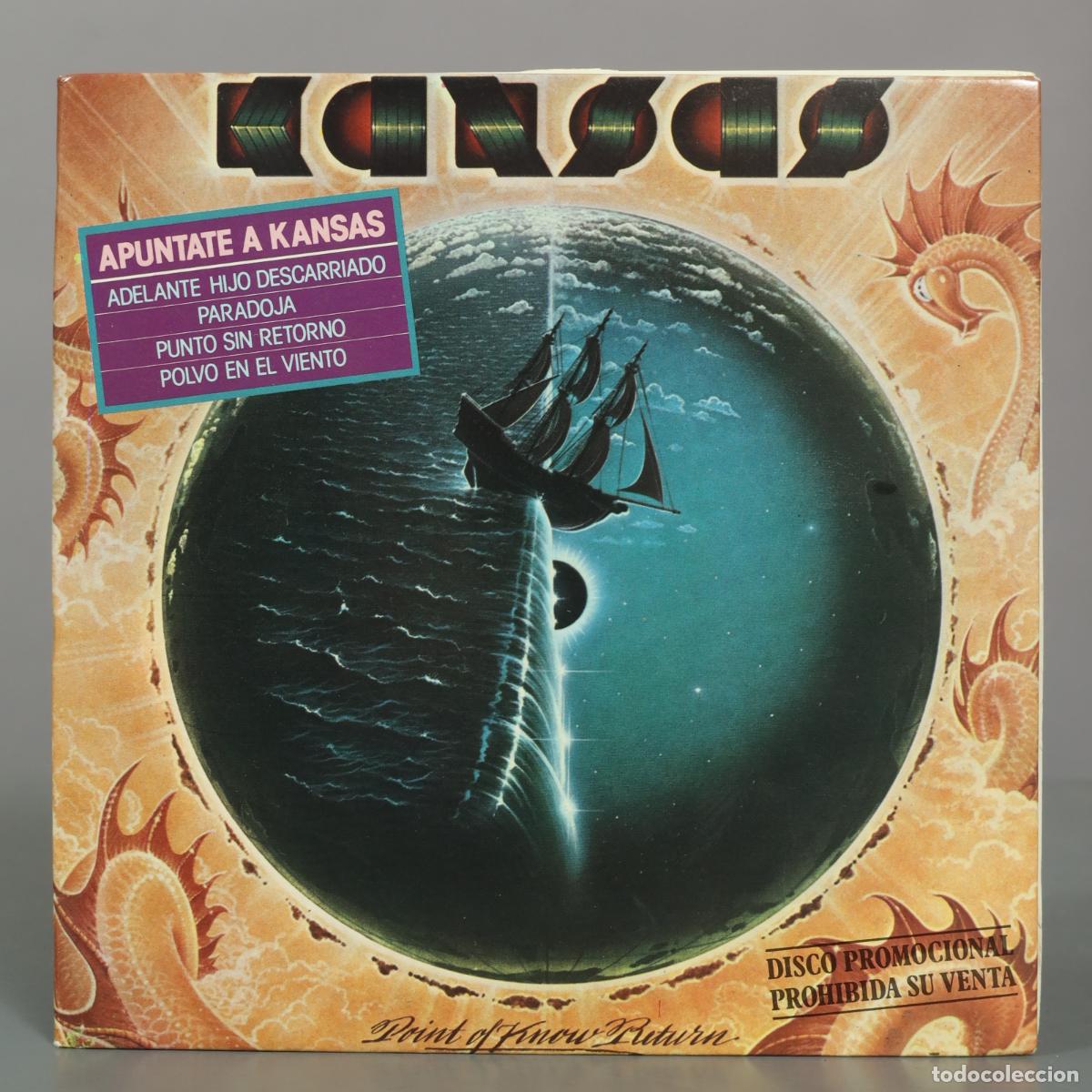 Discos de vinilo: SINGLE. Point of Know Return - Kansas