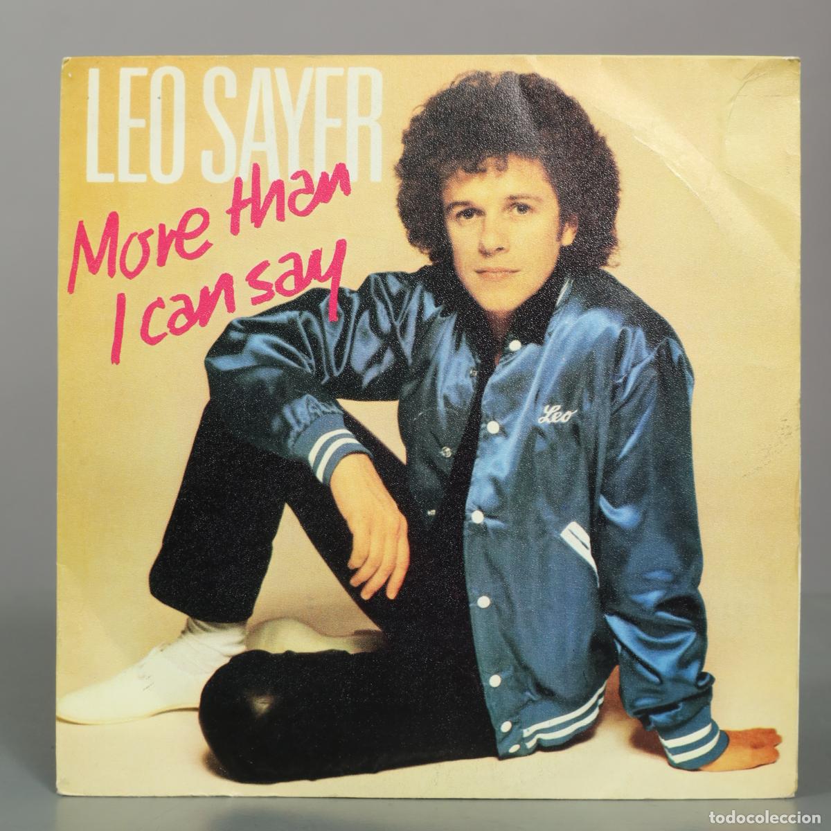 Discos de vinilo: SINGLE. More Than I Can Say - Leo Sayer