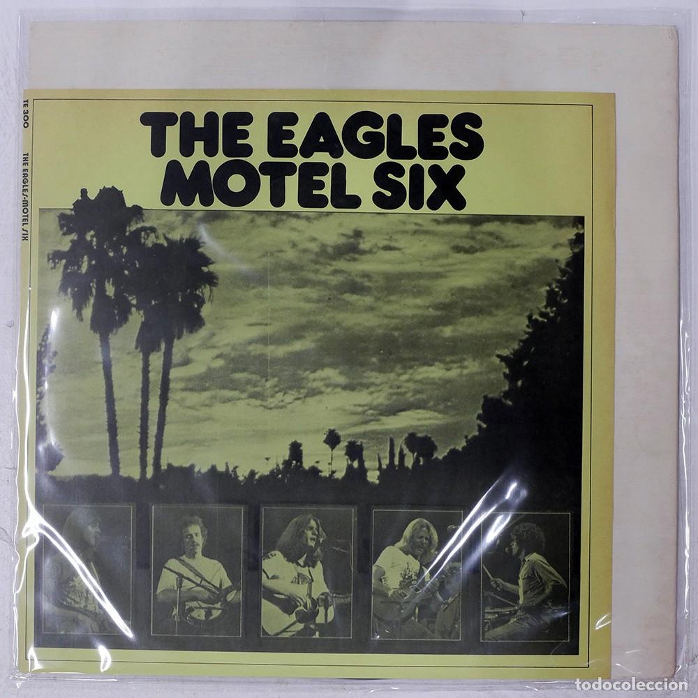 Discos de vinilo: Eagles - Motel Six 1lp live in 1974, Usa pressing from 1977, black vinyl hard to find!!!