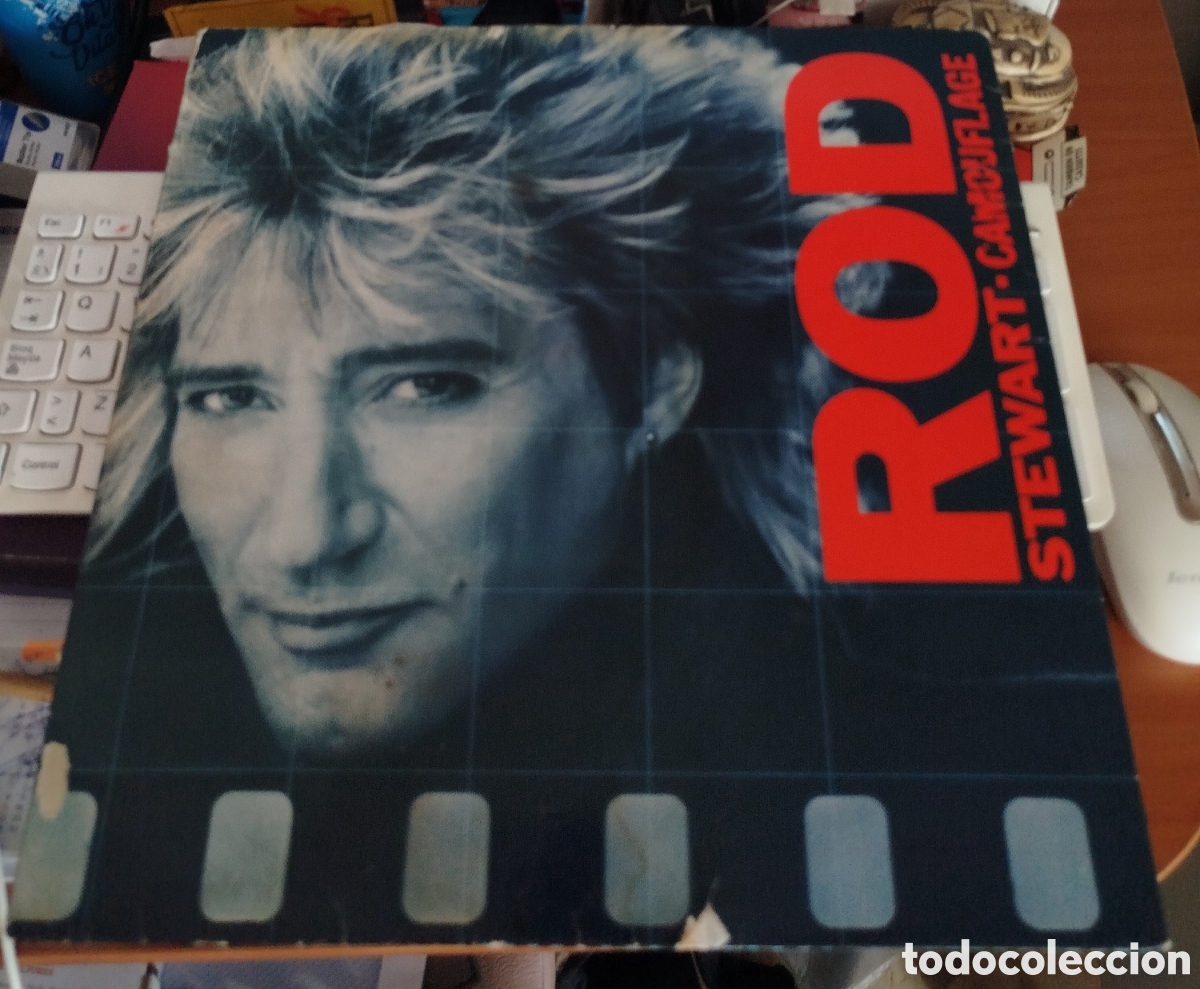 Discos de vinilo: Rod stewart - camouflage