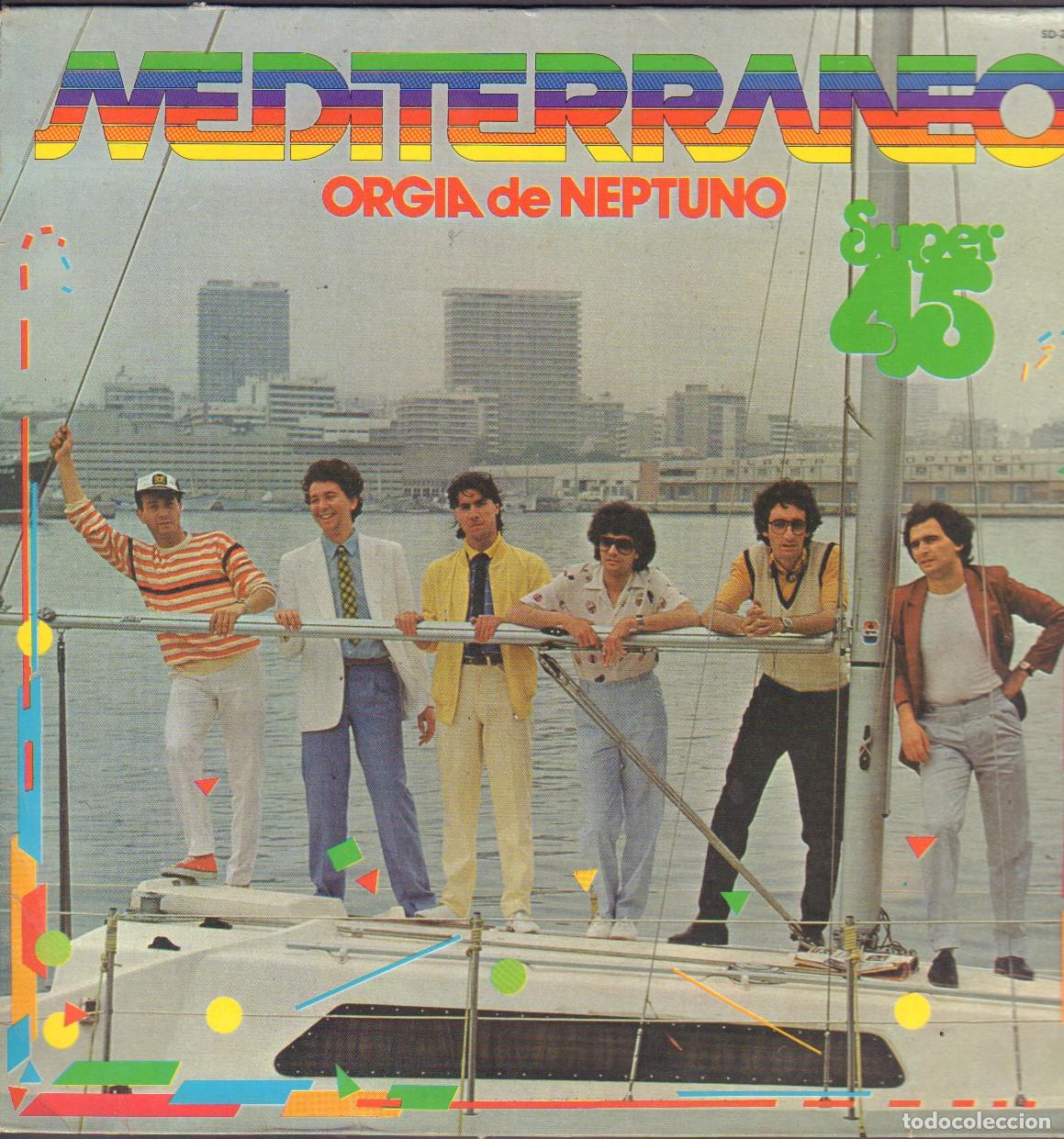 Discos de vinilo: MEDITERRANEO - ORGIA DE NEPTUNO / MAXISINGLE ZAFIRO 1981 RF-26763