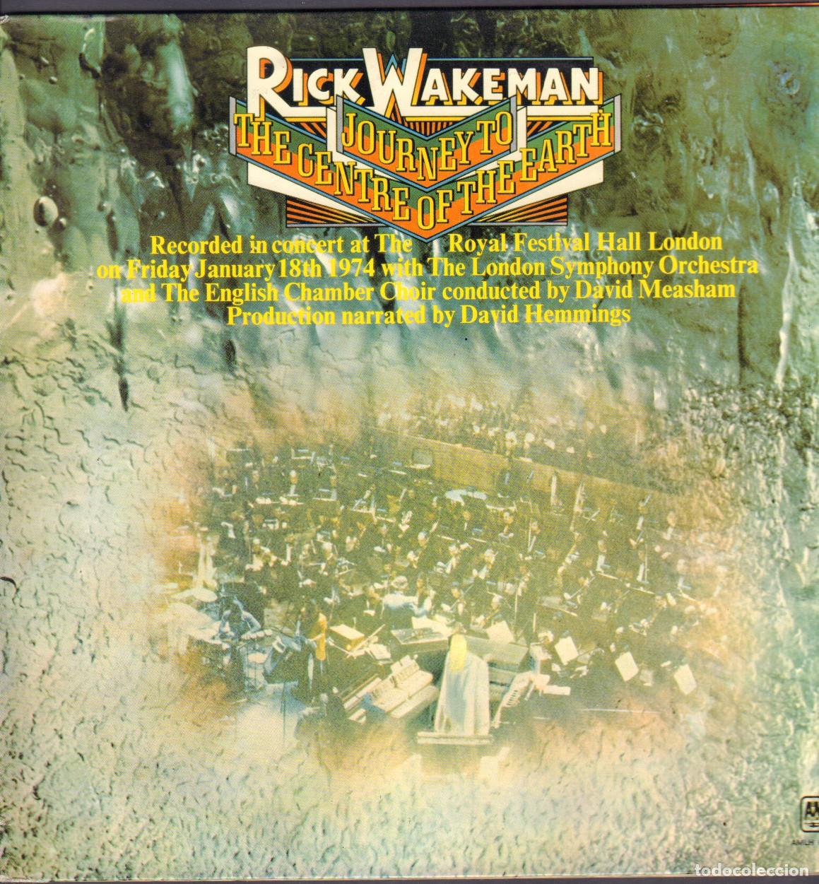 Discos de vinilo: RICK WAKEMAN - JOURNEY TO THE CENTRE OF THE EARTH / LP A&M RECORDS 1977 RF-26777