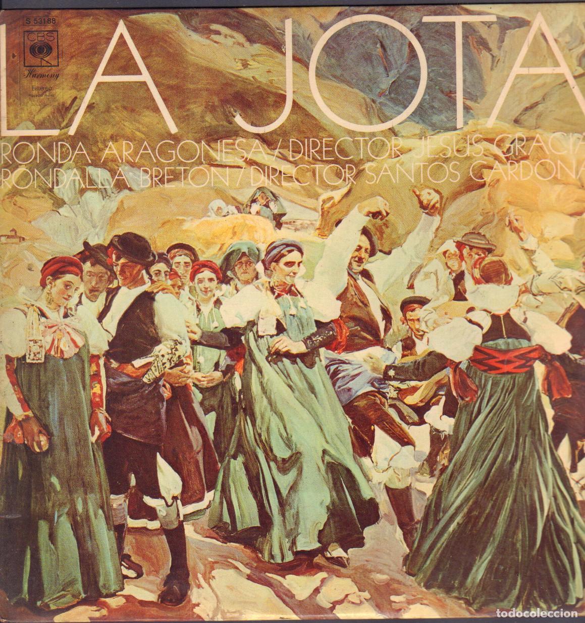 Discos de vinilo: LA JOTA - RONDA ARAGONESA (DIR. JESUS GRACIA), RONDALLA BRETON.../ LP CBS 1972 RF-26783