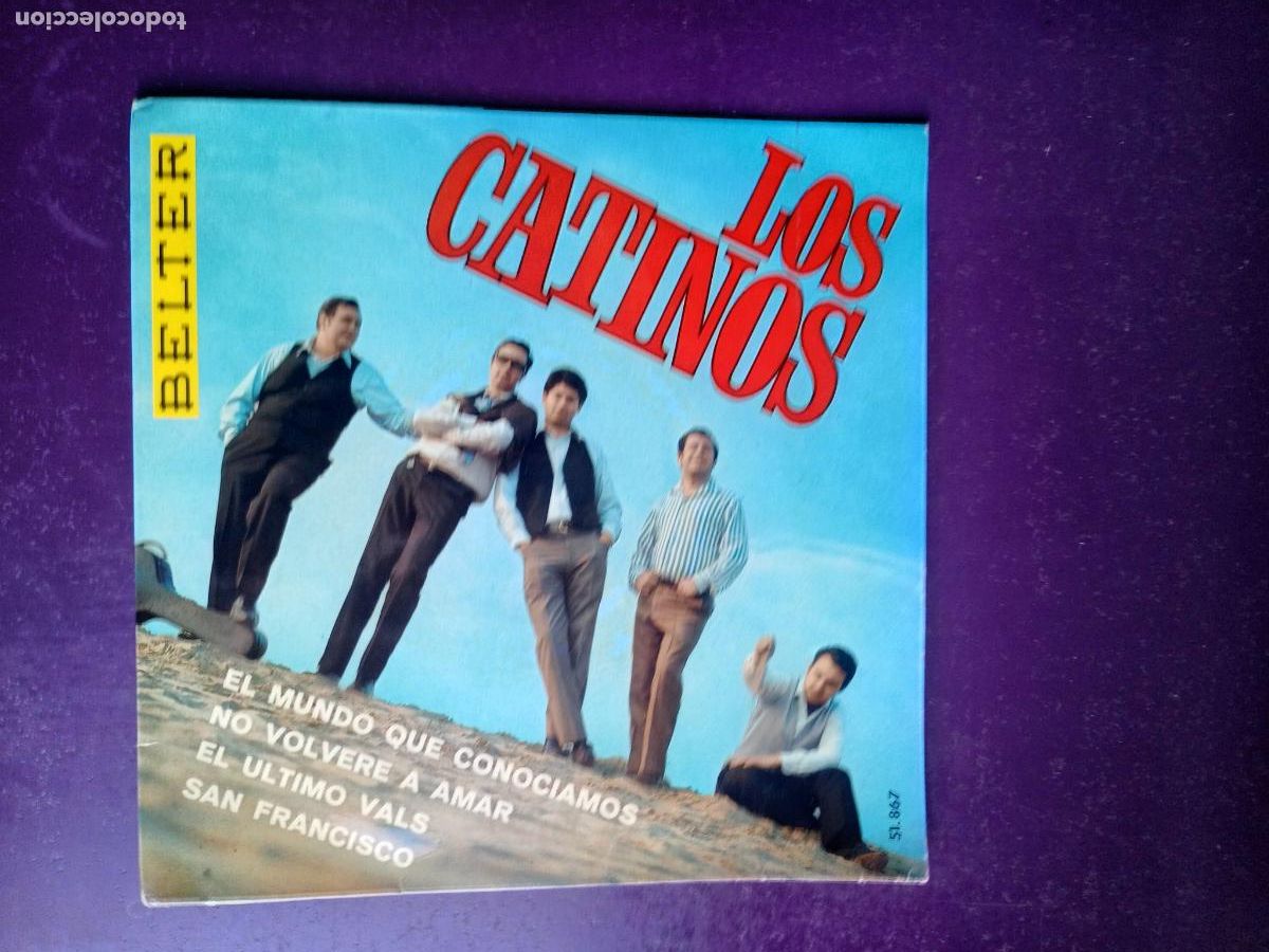 Discos de vinilo: Los Catinos &ndash; El Mundo Que Conocimos / SAN FRANCISCO +2 - EP BELTER 1968 - SOUL POP - SIN APENAS USO