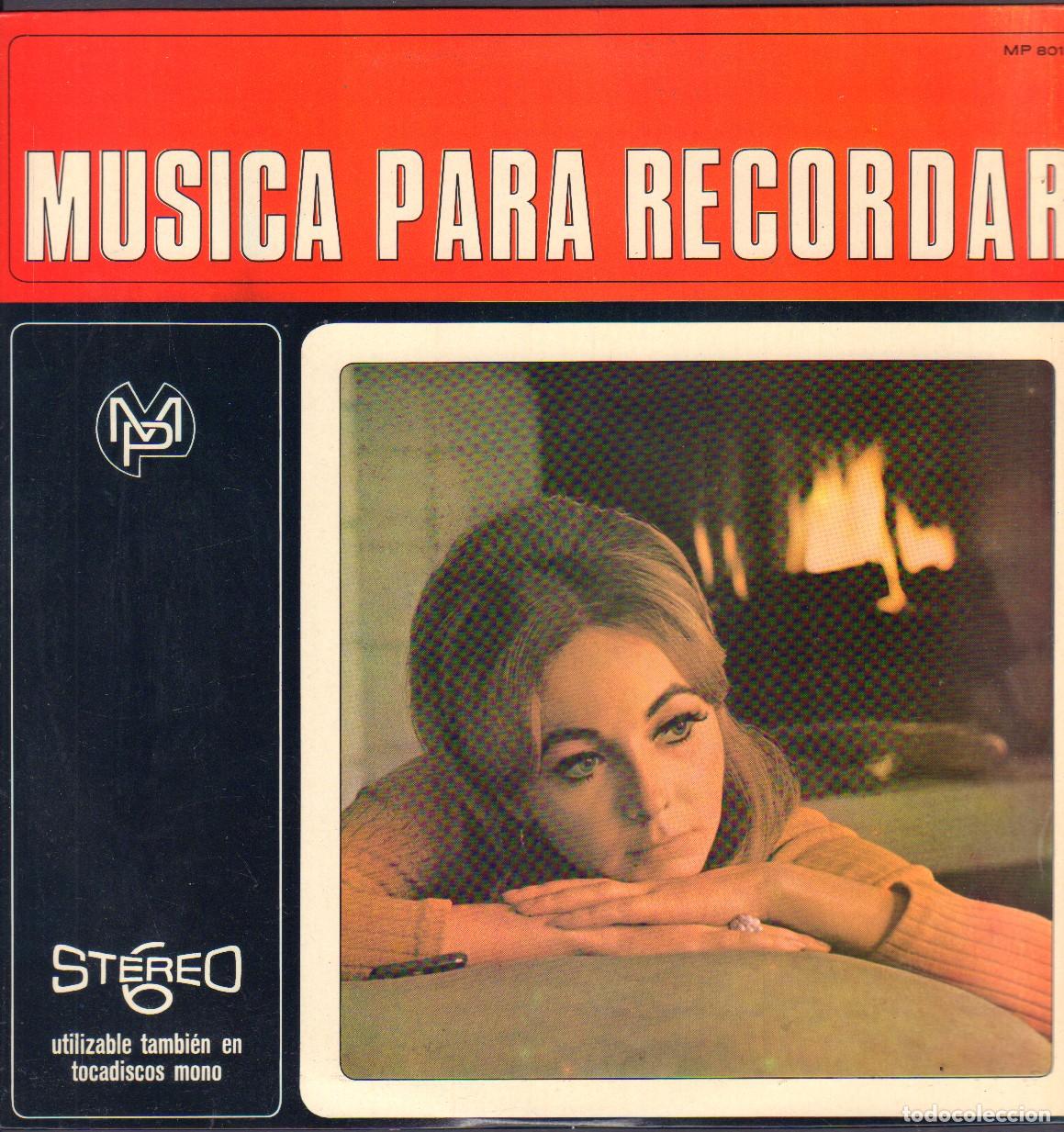 Discos de vinilo: MUSICA PARA RECORDAR - CONCIERTO DE VARSOVIA, REVERIE, LA STRADA.../ LP RCA 1968 RF-26785
