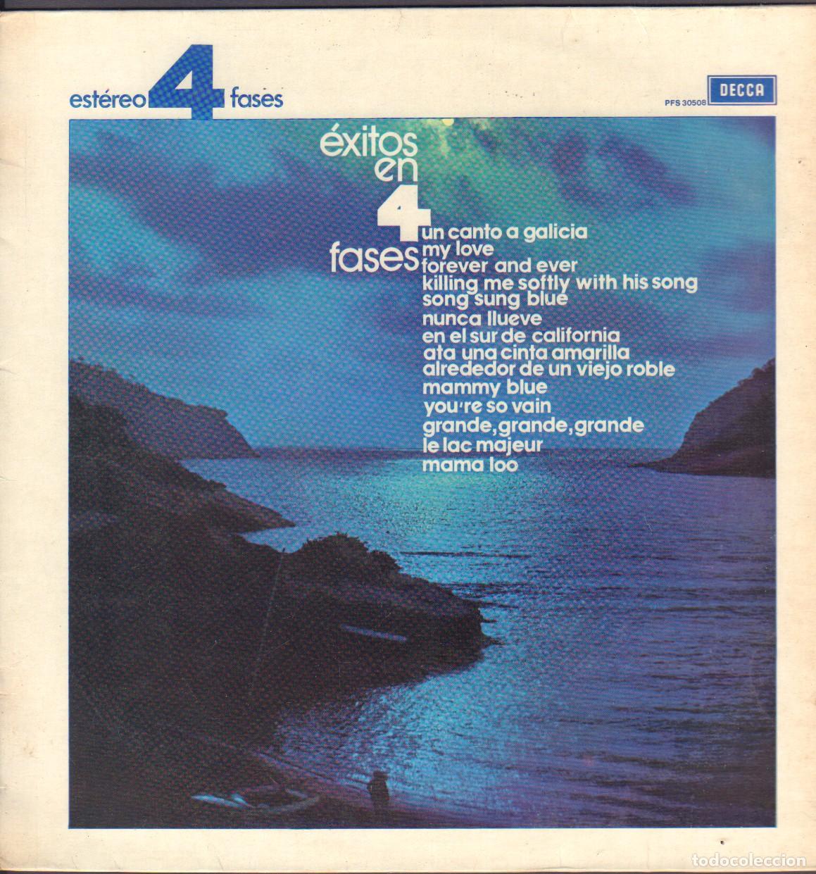 Discos de vinilo: EXITOS EN 4 FASES - UN CANTO A GALICIA, FOREVER AND EVER, MAMMY BLUE.../ LP DECCA RF-26789
