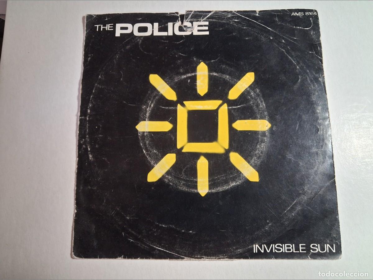 Discos de vinilo: single the police. invisible sun. shamelle. am records 1981 england (seminuevo)