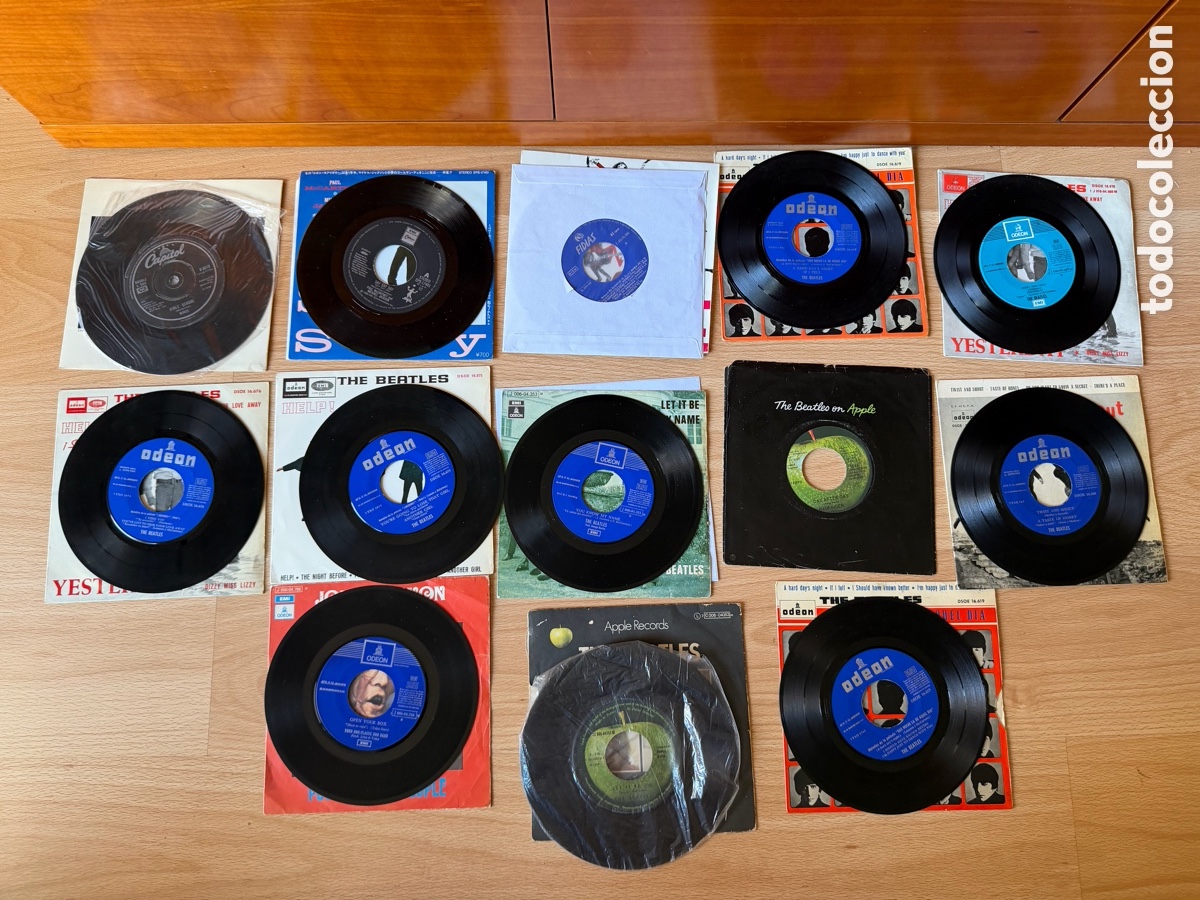 Discos de vinilo: LOTE DISCOS BEATLES ORIGINALES EPOCA - Foto 6