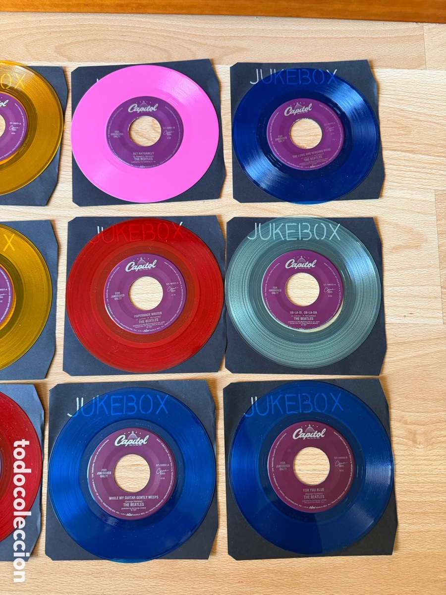 Discos de vinilo: LOTE DISCOS BEATLES JUKEBOX ORIGINALES EPOCA - Foto 3